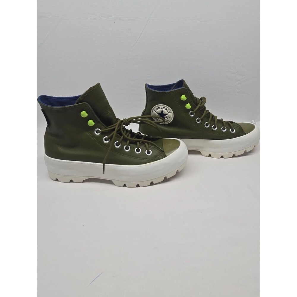 Converse Chuck Taylor GORE-TEX Lugged High Top Dark Moss | Size 8.5 - Picture 6 of 9